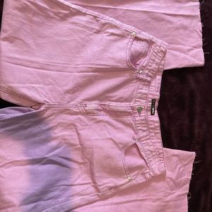 Lavender Fashion Nova Baggy Jeans